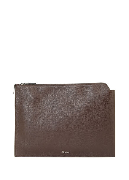 Kahverengi Erkek Deri El Portföyü