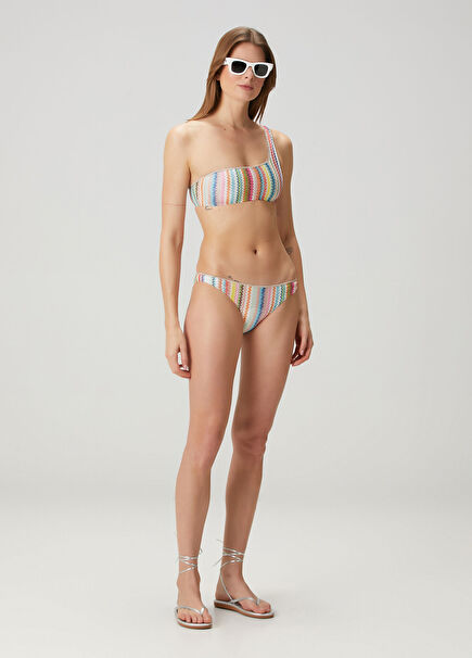Zikzak Desenli Bikini Takımı