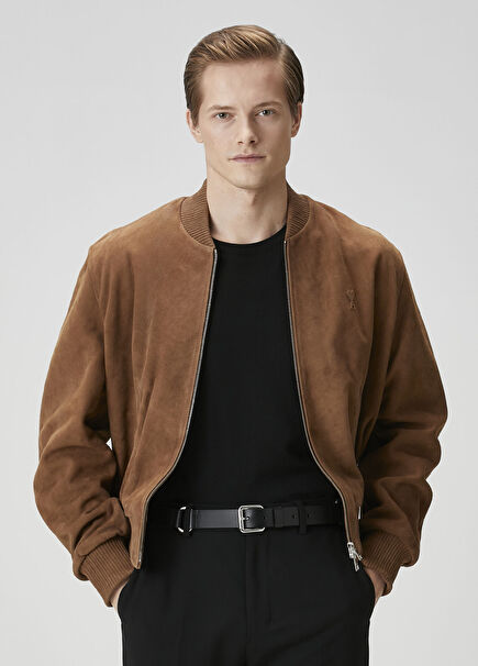 Taba Süet Bomber Ceket