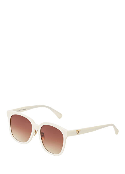 BC 1283 C 4 Beyaz Asetat Kadın Güneş Gözlüğü