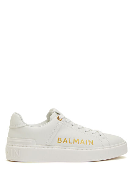 Beyaz Kadın Deri Sneaker