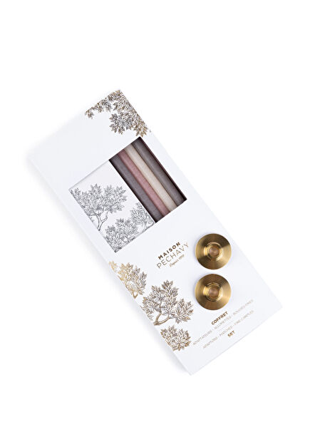 Peonie Multicolored Candle Set