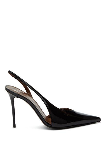 Intriigo Black Patent Leather High Heels
