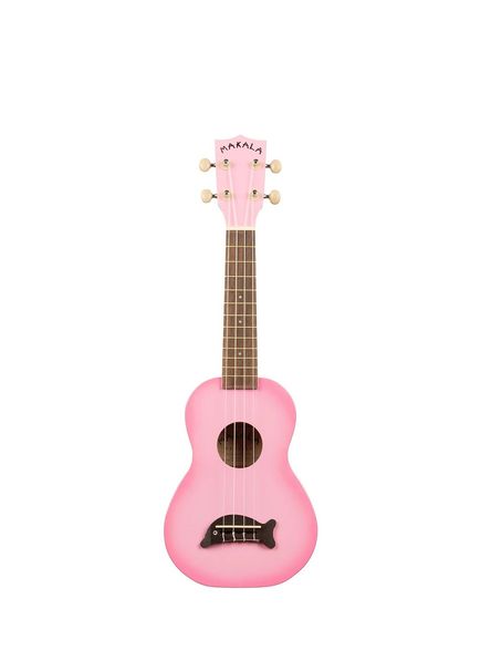 Kala Makala Dolphin Soprano Pink Burst Ukulele