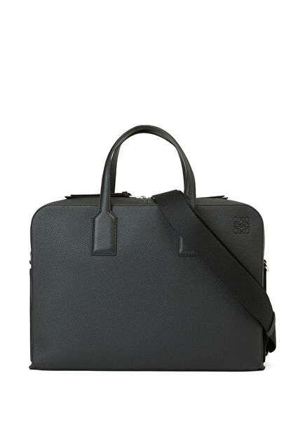 Goya Black Leather Briefcase