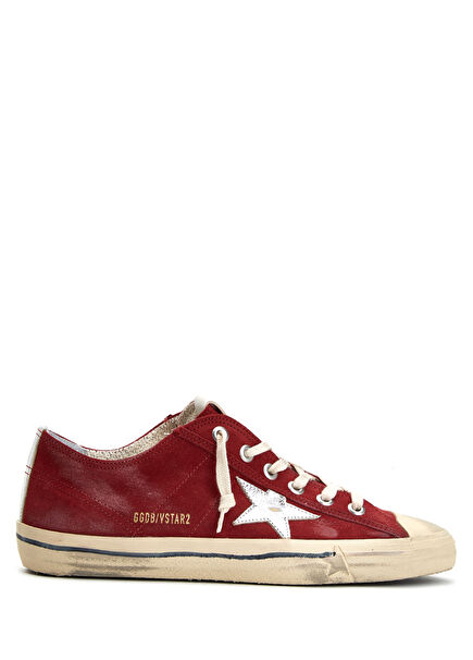 V-Star Red Men's Leather Sneakers