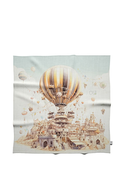 Mucitler Diyarı Patterned Muslin Blanket