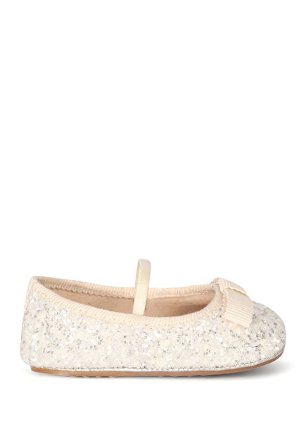 Sparkle White Baby Girl Booties