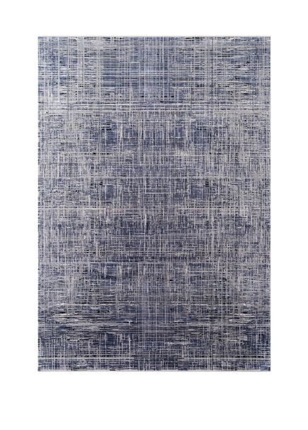 A3485B Modern Sheen Mavi Akrilik Halı