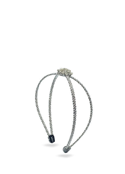 Cross Gümüş Kız Çocuk Taç