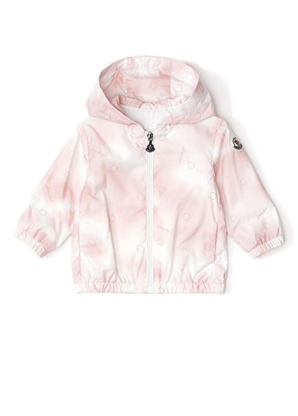 Pembe Kapüşonlu Kız Çocuk Ceket