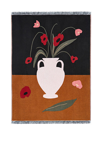 Amphora Multicolored Throw Blanket