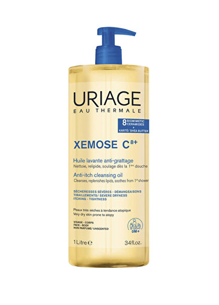 Xemose C8+ Cleansing Oil for Atopy Prone and Very Dry Skin 1 Lt