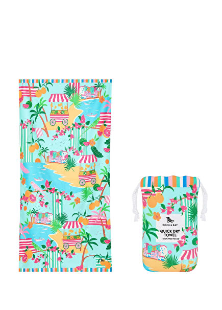 Design Sweet Escape Büyük Boy Kadın Plaj Havlusu