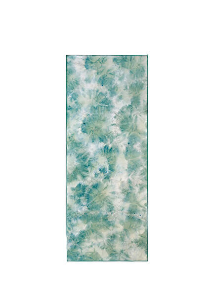 Equa® Wasabi Tie Dye Yeşil Yoga Mat Havlusu