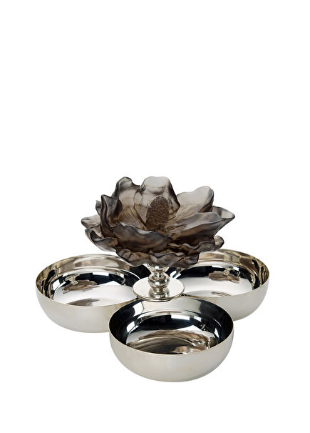 Floral Detailed 3 Pieces Cookie Holder