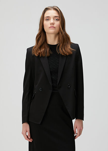 Jatawa Slim Fit Black Blazer