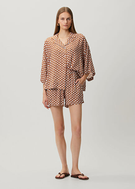 Lara Mini Ivory Honey Shorts