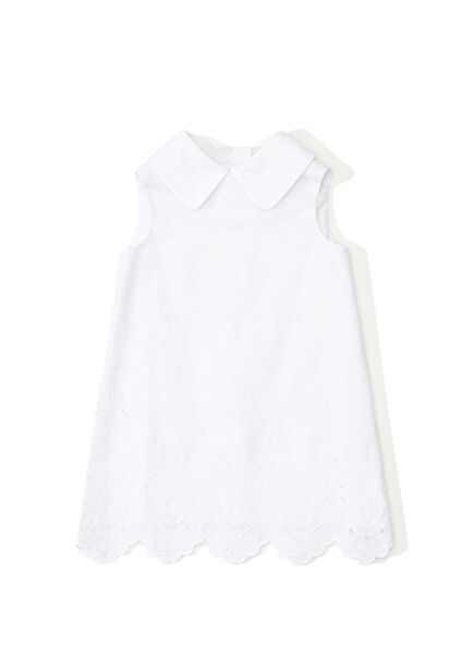 Beyaz Kız Çocuk Elbise