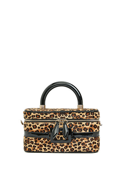 Belle Vivier Vanity Leopard Print Women's Leather