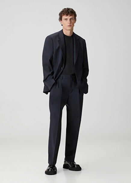 Lacivert Tommy Mono Yün Takım Elbise