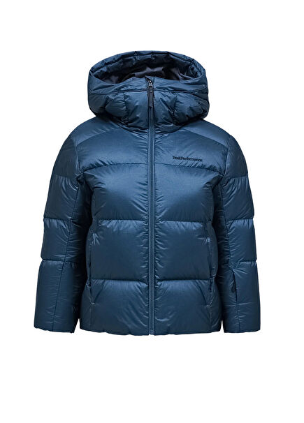 W Glissade Down Mavi Kadın Kayak Montu