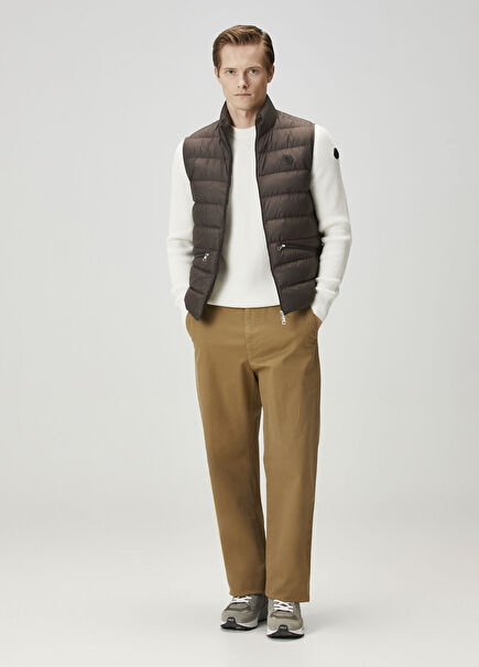 Kahverengi Puff Yelek