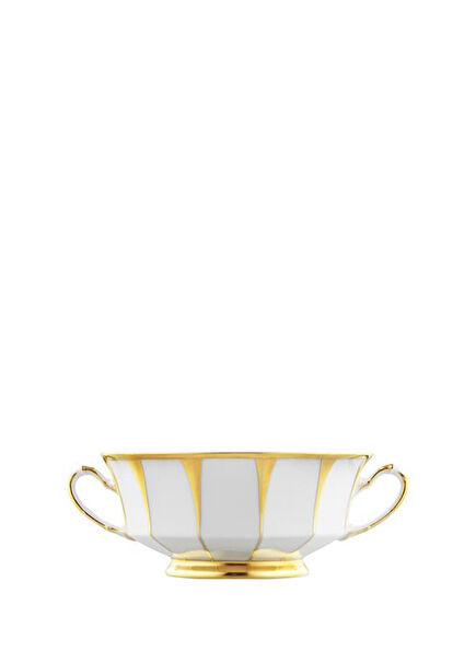 Grecque Athena Kulplu Porselen Çorba Kasesi 12.4 cm 