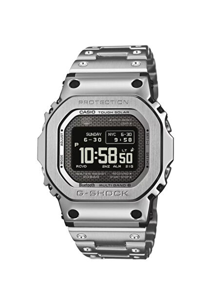 GMW-BZ5000D-1DR Full Metal Gray Steel Men's Wristwatch