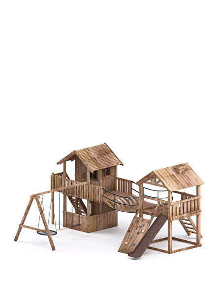 Woody Wooden Playhouse