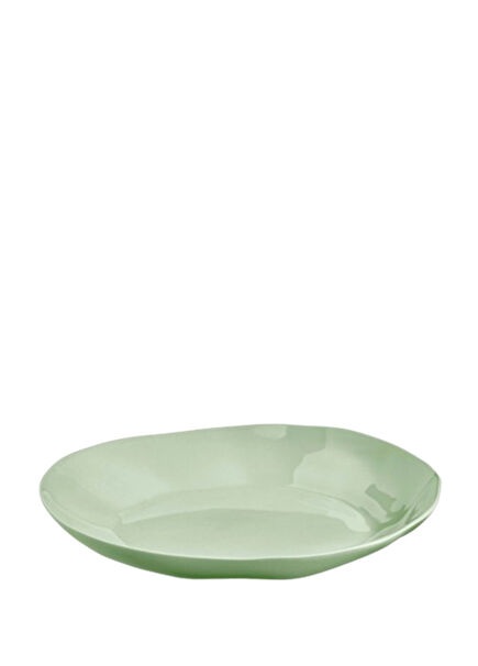 Green Ceramic Plate 16 cm