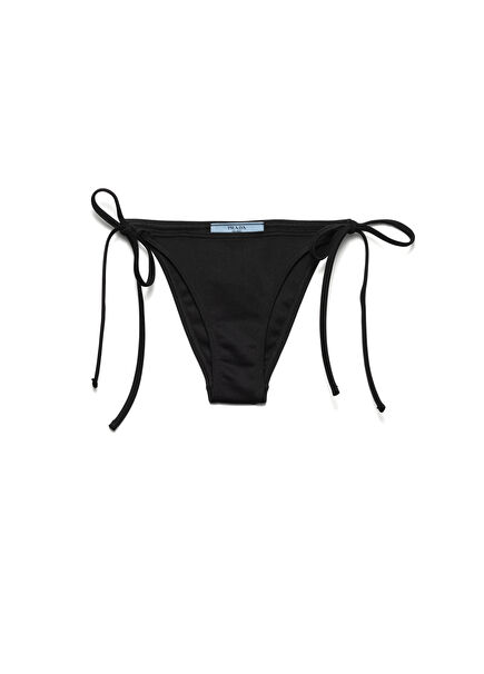 Siyah Örme Kadın Bikini Altı