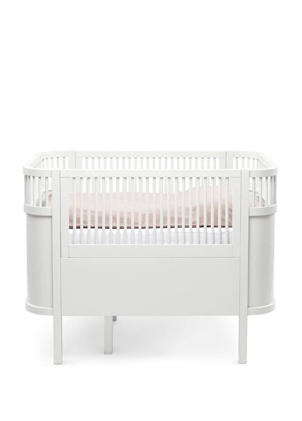 Baby & Jr Classic White Ahşap Beşik 