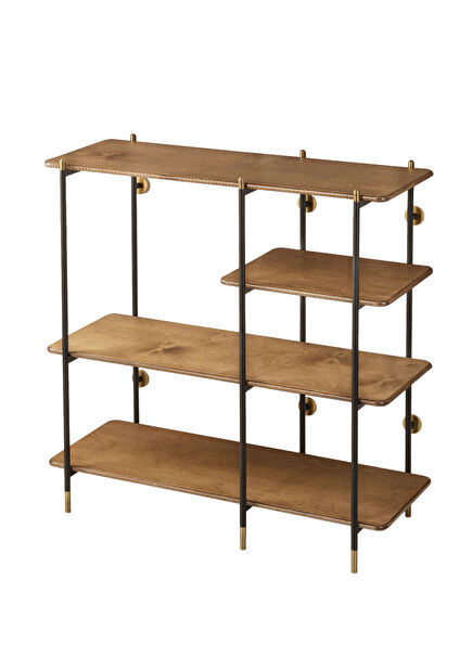 Çelen Black Oak Bookcase 96 cm