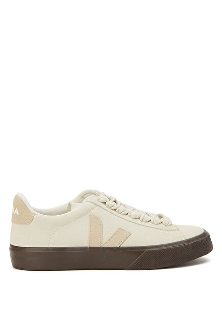 Campo Bej Krem Kadın Süet Sneaker
