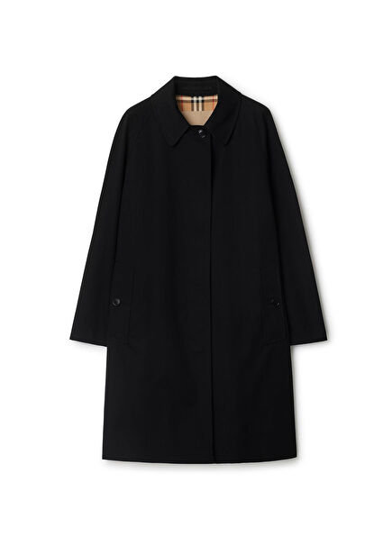 Mid-length Camden Heritage Car Black Women's Trench Coat