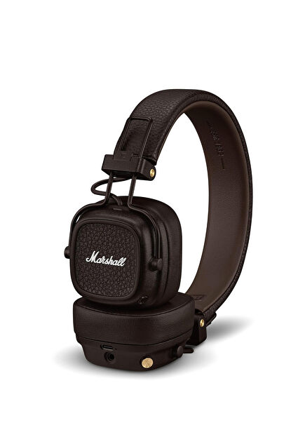Major V Brown Over-Ear Bluetooth Headphones