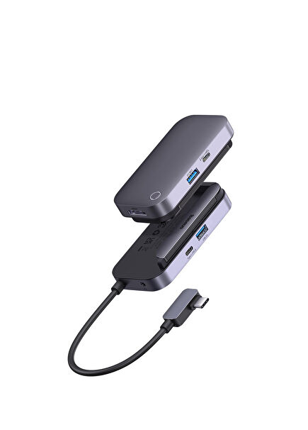 PadJoy Series 4in1 Hub USB-C to USB 3.0 + HDMI + USB-C PD + 3.5mm jack Dönüştürücü