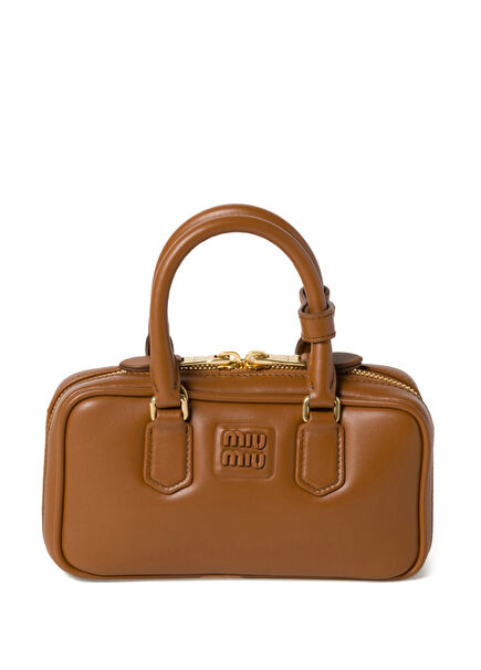 Arcadie Brown Leather Mini Women's Handbag