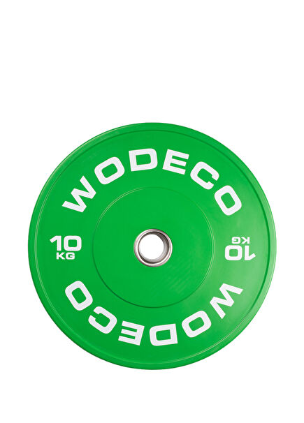 Yeşil Olimpik Bumper Ağırlık Plakası 10 kg