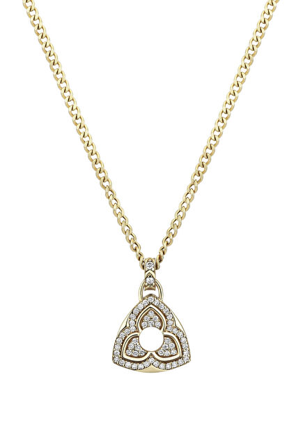 Spirit In Pırlanta Taşlı 14 Ayar Altın Kadın Kolye