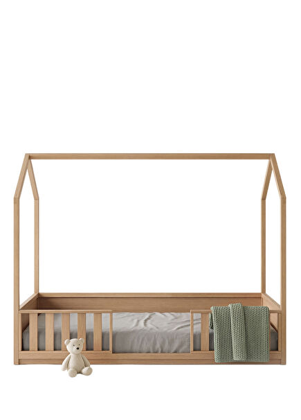 Tenny Natural Wooden Children's Room Montessori Bed