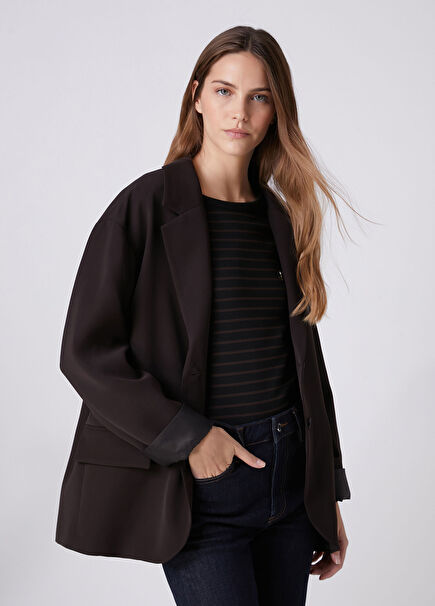 Koyu Kahverengi Blazer