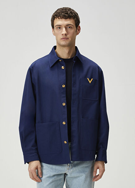 Lacivert Dış Gömlek