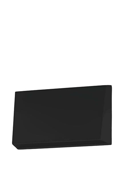 Spongano Siyah Alüminyum Dış Mekan Duvar Aplik Aydınlatması 12 cm