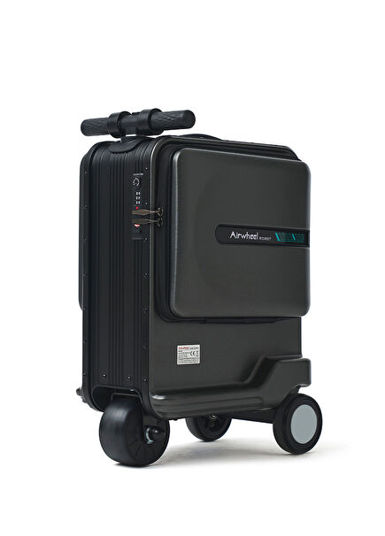 SE3miniT Black Cabin Size Electric Rideable Scooter Suitcase