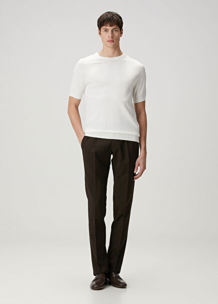 Brown Wool Pants