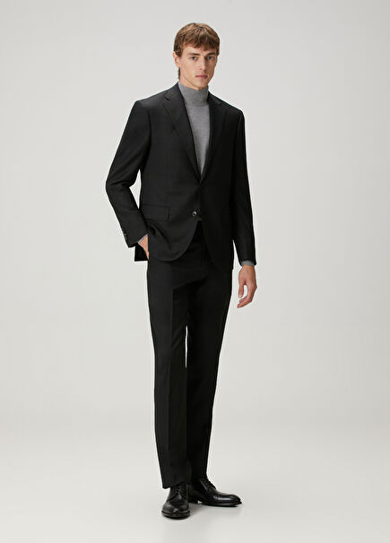 Gri Yün Takım Elbise