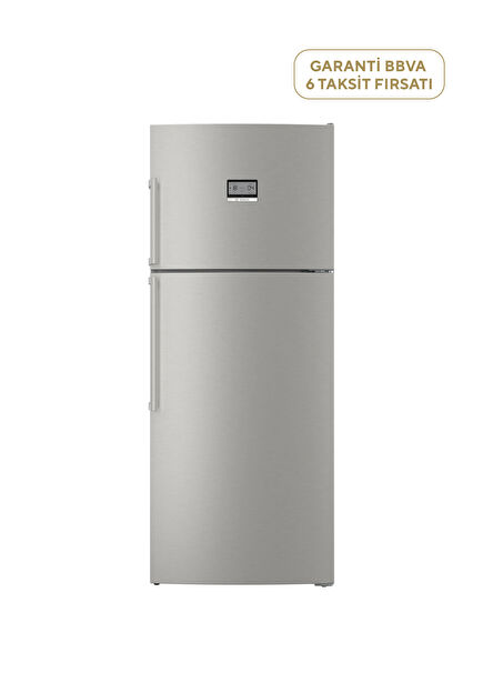KDN76AIE1N Serie 6 Inox Üstten Donduruculu NoFrost Buzdolabı XL 542 lt