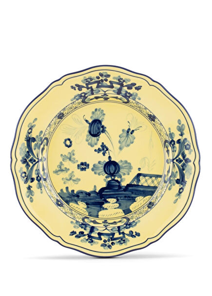 Oriente Italiano Citrino Desenli Porselen Servis Tabağı 26.5 cm